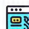 Website icon showing a computer screen or globe